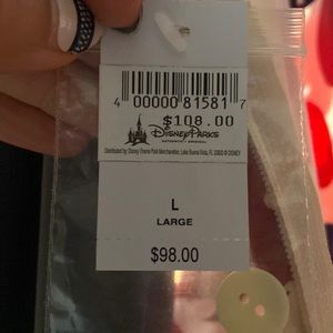 Disney Parks Authentic Original Sz L Snow White Poison Apple Seven Dwarfs Dress